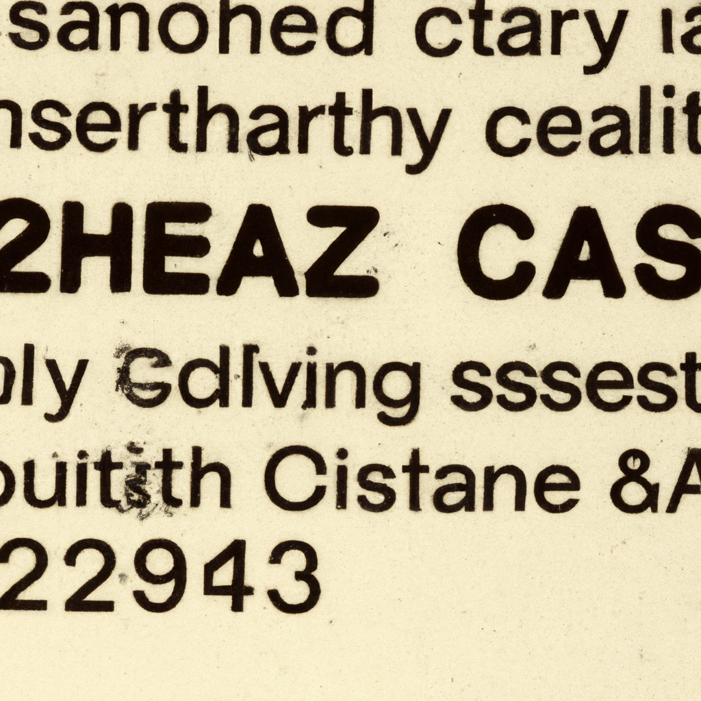 Occupational Health and Safety with CAS 24253-37-0